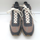 Rag & Bone Retro Hiker Houndstooth Sneakers Gray/Brown Size 38 NEW