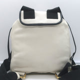 Marni Swing Backpack Cream Grained Leather