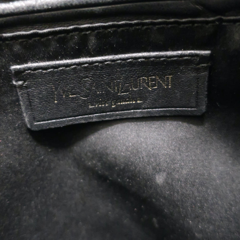 Yves Saint Laurent Muse Bag Black Patent Leather