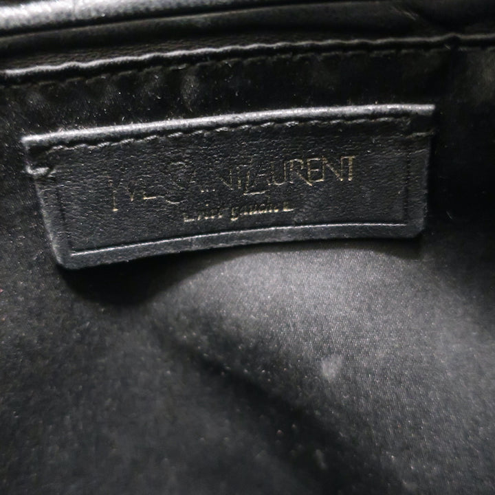 Yves Saint Laurent Muse Bag Black Patent Leather