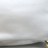 Marni Swing Backpack Cream Grained Leather