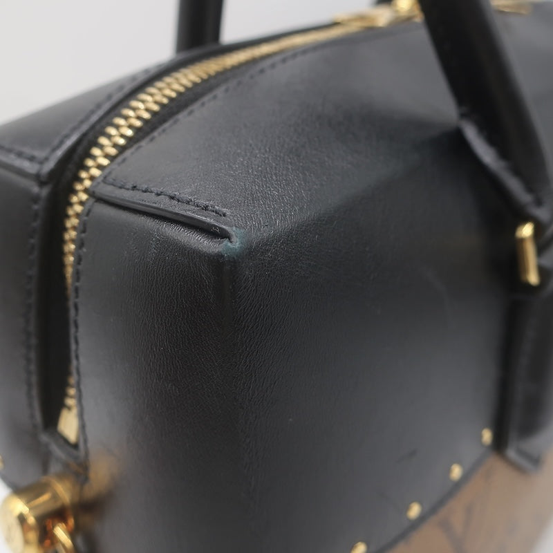 Louis Vuitton City Malle MM Bag Brown/Black Monogram Reverse Canvas