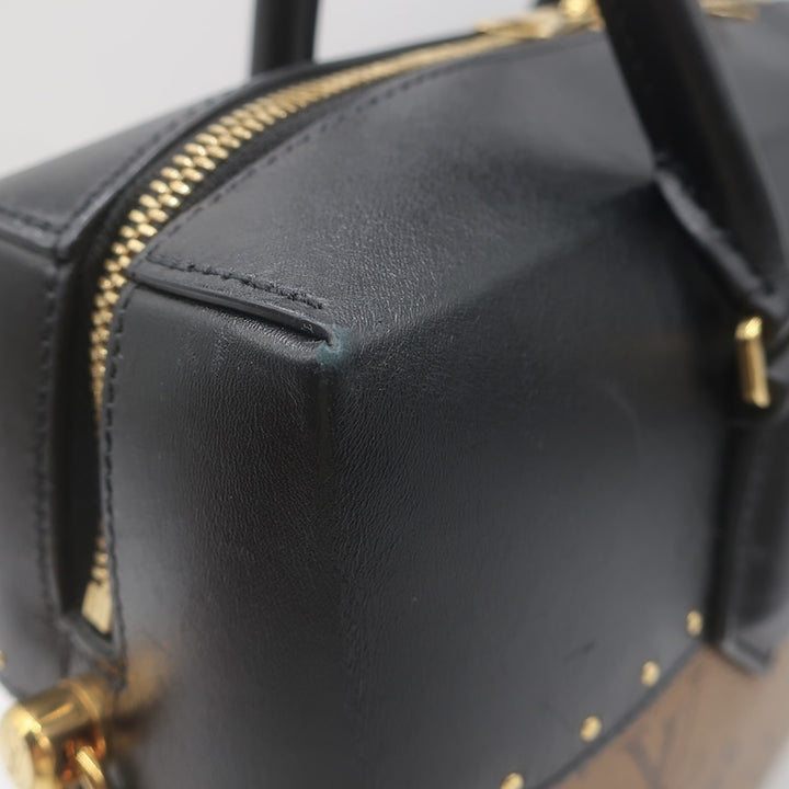 Louis Vuitton City Malle MM Bag Brown/Black Monogram Reverse Canvas