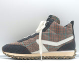 Rag & Bone Retro Hiker Houndstooth Sneakers Gray/Brown Size 38 NEW