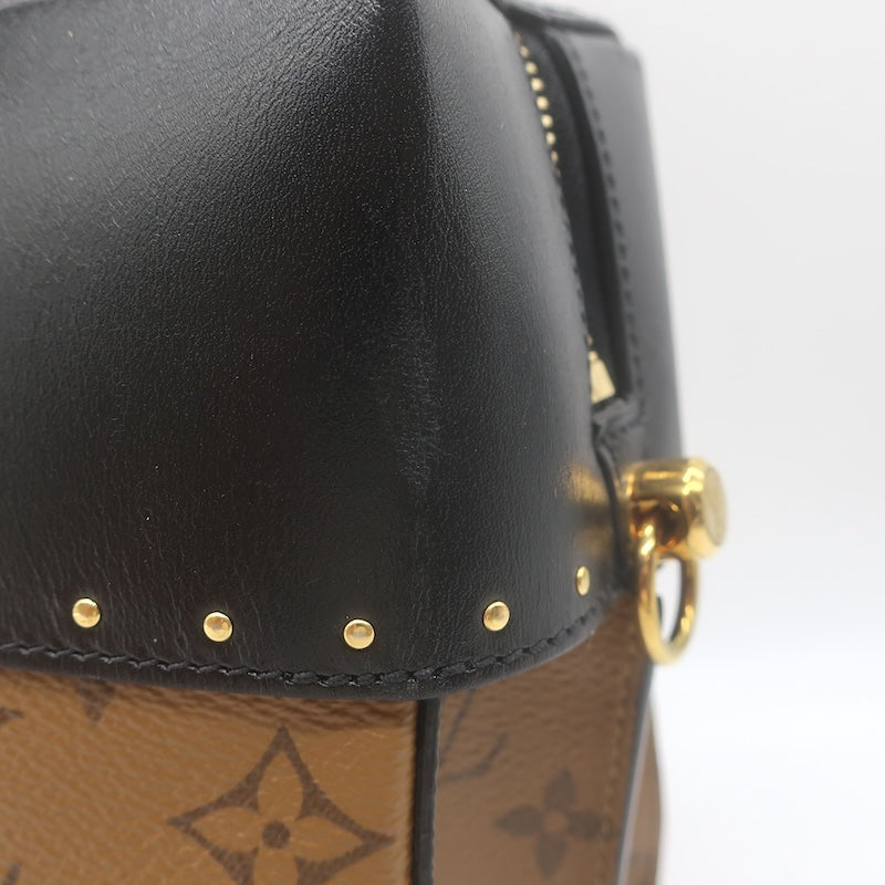 Louis Vuitton City Malle MM Bag Brown/Black Monogram Reverse Canvas
