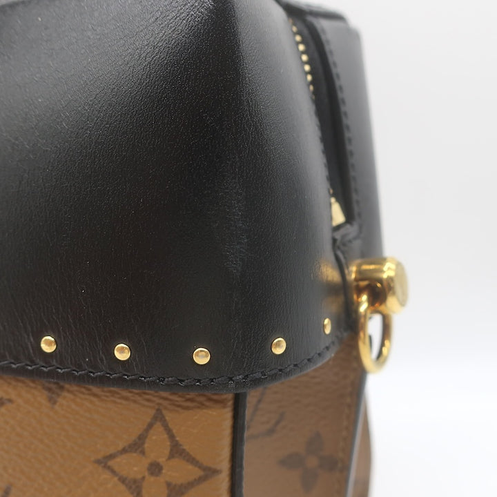 Louis Vuitton City Malle MM Bag Brown/Black Monogram Reverse Canvas