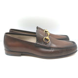 Gucci 1953 Horsebit Loafers Brown Burnished Leather Size 10 NEW