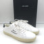 Saint Laurent Court Classic SL/06 Embroidered Low Top Sneakers White Size 38 NEW