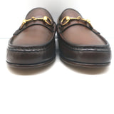 Gucci 1953 Horsebit Loafers Brown Burnished Leather Size 10 NEW