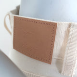 6397 Wide Leg High Rise Jeans Natural Cotton Size 28 NEW