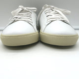 Saint Laurent Court Classic SL/06 Embroidered Low Top Sneakers White Size 38 NEW