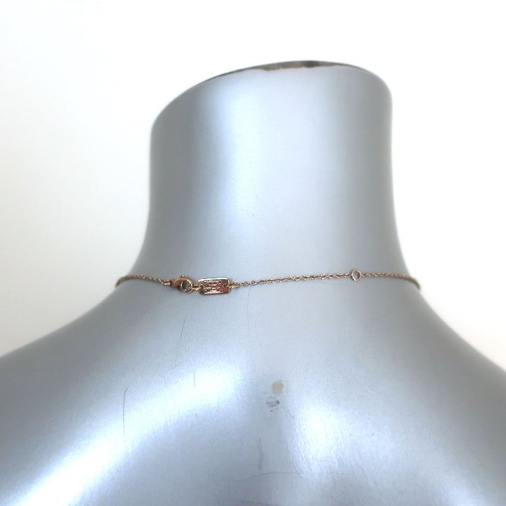Ippolita Rose Wavy Disc Pendant Necklace 18k Rose Gold-Plated Sterling Silver