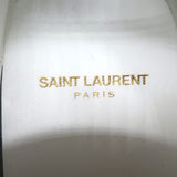 Saint Laurent Court Classic SL/06 Embroidered Low Top Sneakers White Size 38 NEW