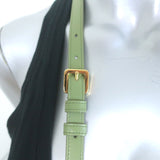 Christian Dior CD Signature Oval Camera Bag Green Leather Small Crossbody NEW