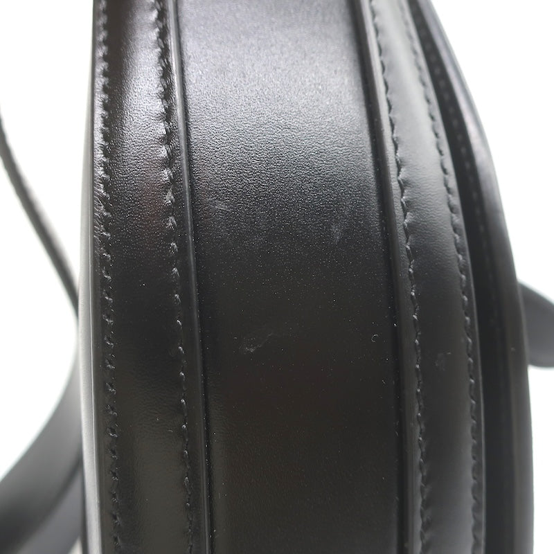Burberry Olympia Medium Shoulder Bag Black Leather Crossbody