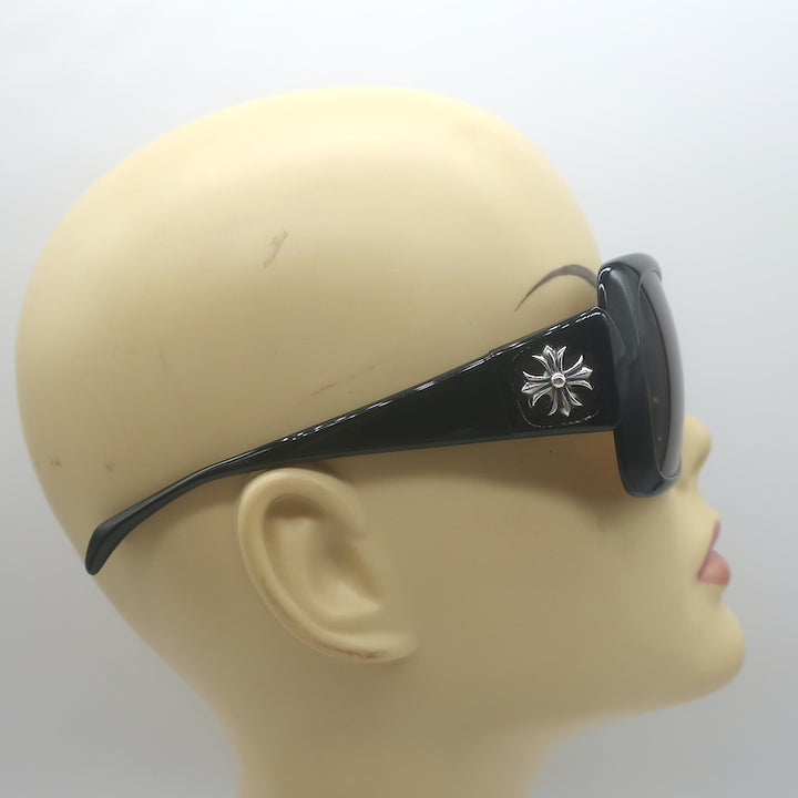 Chrome Hearts Chinnutz Oversized Sunglasses Black