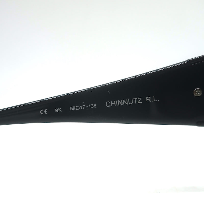Chrome Hearts Chinnutz Oversized Sunglasses Black