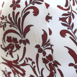 Alice + Olivia Chassidy Maxi Shirt Dress Cream/Red Floral Print Size Small