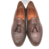 Paul Stuart Tassel Loafers Brown Leather Size 11