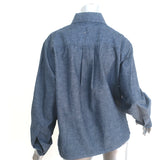 Margaret Howell MHL Patch Pocket Shirt Chambray Size Medium Long Sleeve Top