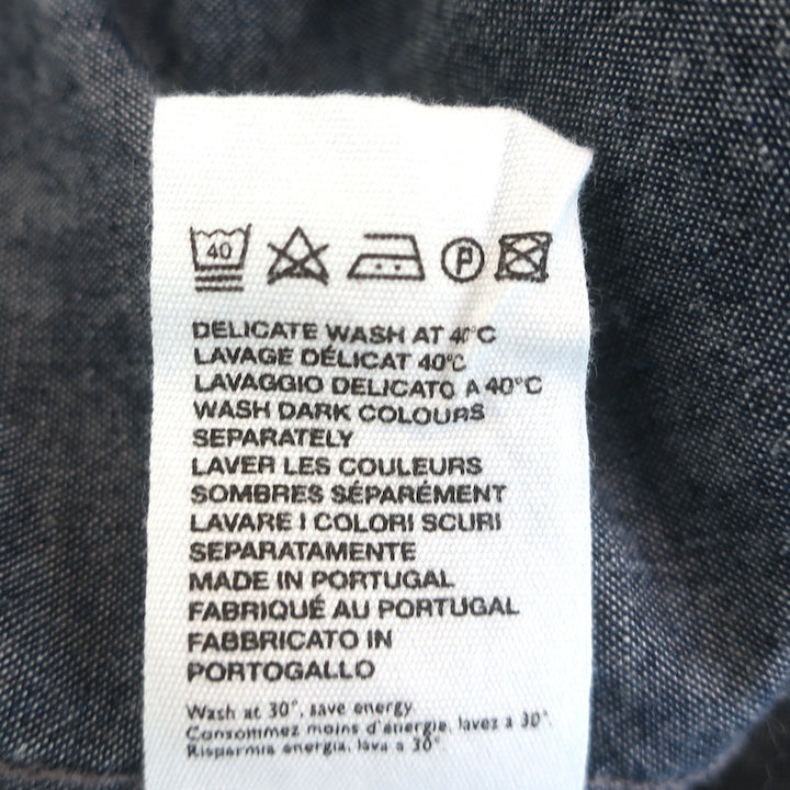 Margaret Howell MHL Patch Pocket Shirt Chambray Size Medium Long Sleeve Top