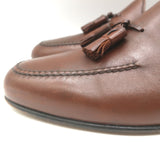 Paul Stuart Tassel Loafers Brown Leather Size 11