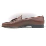 Paul Stuart Tassel Loafers Brown Leather Size 11