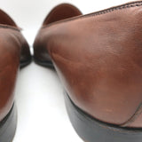 Paul Stuart Tassel Loafers Brown Leather Size 11