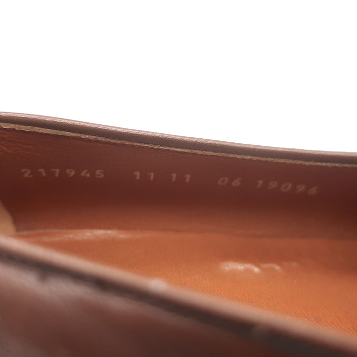 Paul Stuart Tassel Loafers Brown Leather Size 11