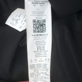 Emporio Armani Long Sleeve Leather Mini Dress Black Size 50 NEW