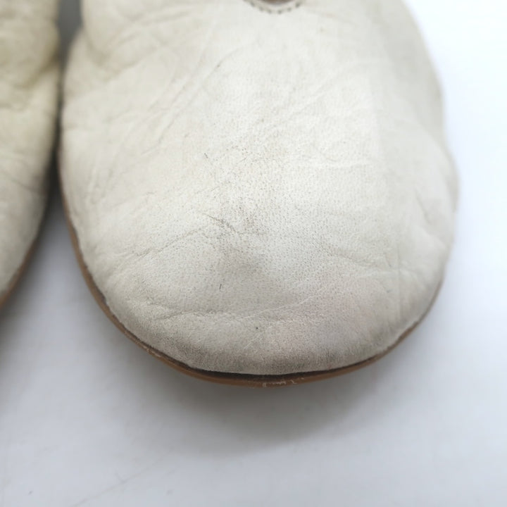 The Row Fay Two Ballet Flats Cream Leather Size 41