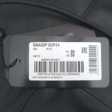 Emporio Armani Long Sleeve Leather Mini Dress Black Size 50 NEW