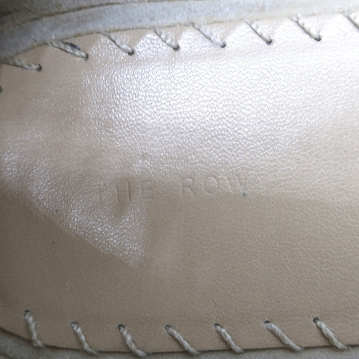 The Row Fay Two Ballet Flats Cream Leather Size 41