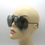 Porsche Design Mirrored Aviator Sunglasses Black Titanium P8478
