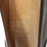 Polo Ralph Lauren Fringed Tassel Loafers Dark Brown Burnished Leather Size 11