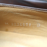 Polo Ralph Lauren Fringed Tassel Loafers Dark Brown Burnished Leather Size 11