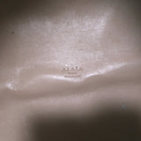 Alaia Mina Grommet Tote Black Leather Large Shoulder Bag