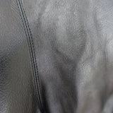 Alaia Pleated Leather Mini Skirt Black Size 38