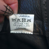 Alaia Pleated Leather Mini Skirt Black Size 38