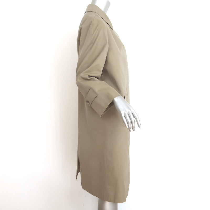 Aquascutum Trench Coat Khaki Beige Size Medium