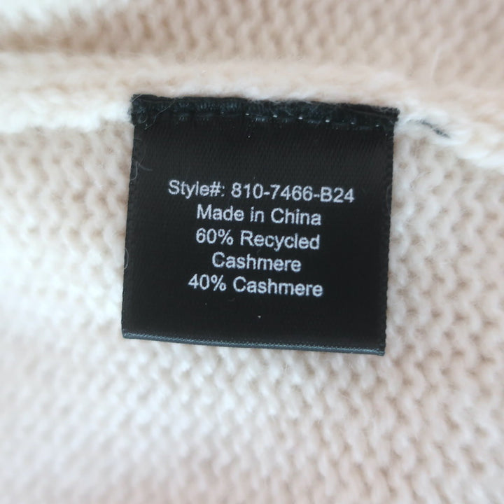 Jenni Kayne Colette Cashmere V-Neck Cardigan Cream Size Extra Small