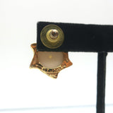 St. John Faux Pearl Gold Star Earrings