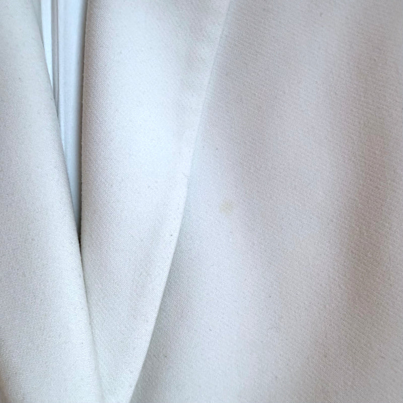 Alice + Olivia Oversize Blazer Cream Size Medium One-Button Jacket