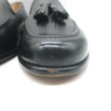 Paul Stuart Tassel Loafers Black Leather Size 11.5