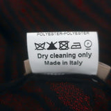 Alaia Zebra Jacquard Metallic Knit Mini Dress Red/Black Stretch Knit Size 40