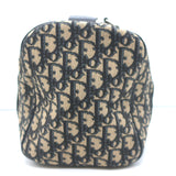 Vintage Christian Dior Small Diorissimo Canvas Boston Bag Navy