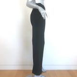 Nili Lotan Corette Virgin Wool Flared Trousers Black Size 8
