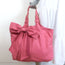 RED Valentino Bow Hobo Pink Leather Large Shoulder Bag