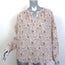 Xirena Romi Blouse Cream Floral Print Cotton Small Long Sleeve Top