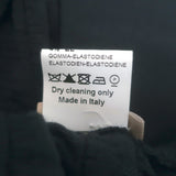 Alaia Sleeveless Ruffled Knit Dress Navy Stretch Wool Size 40